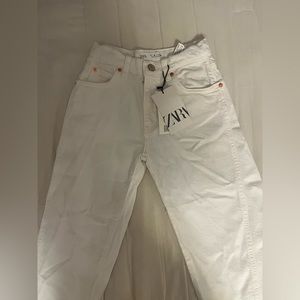 Kids size 9 white zara jeans